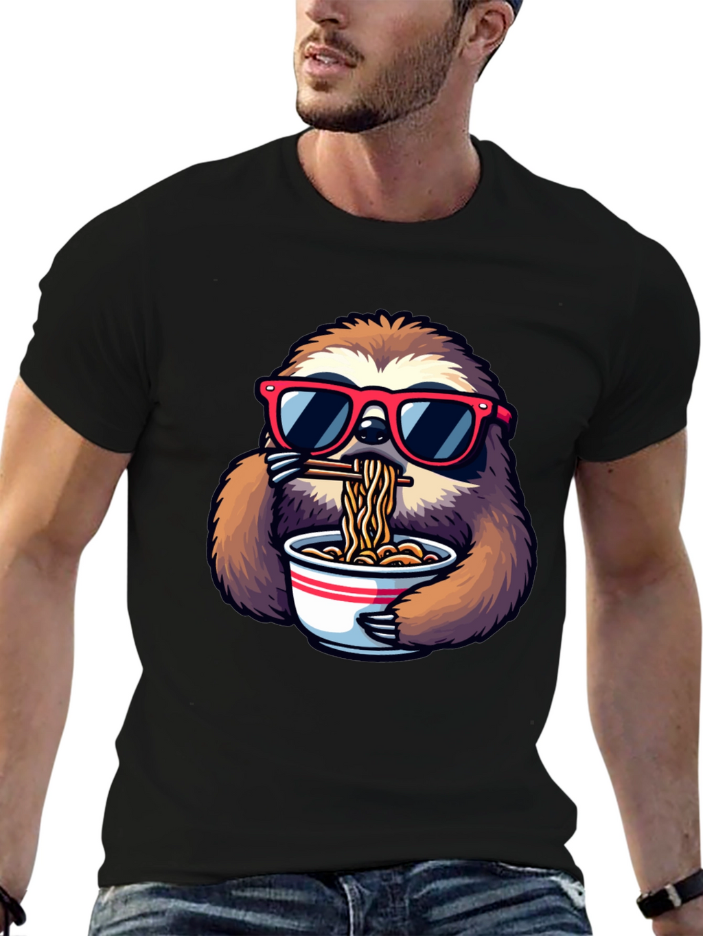 Sloth Ramen T-Shirt: Relaxed Style