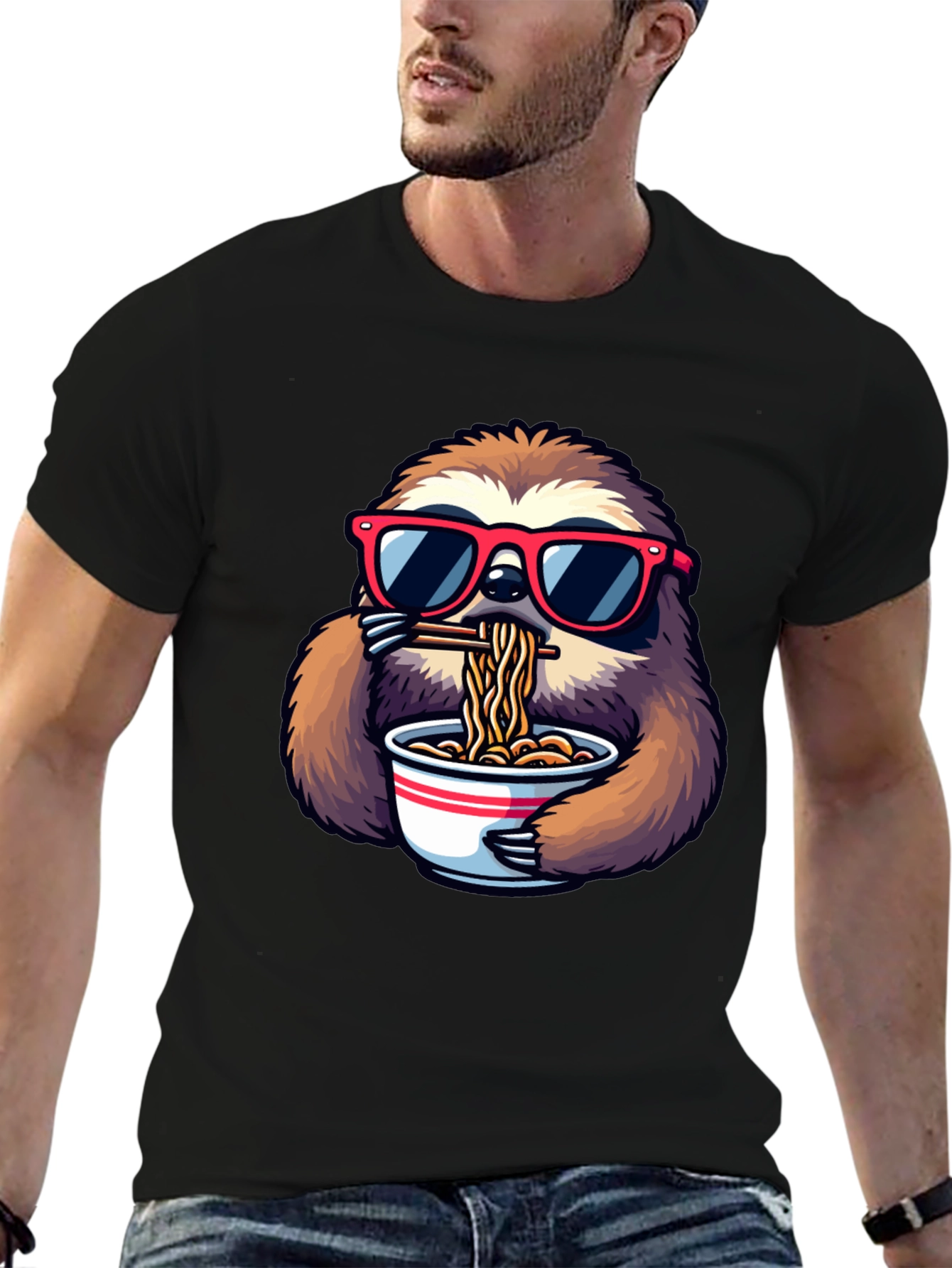 Sloth Ramen T-Shirt: Relaxed Style