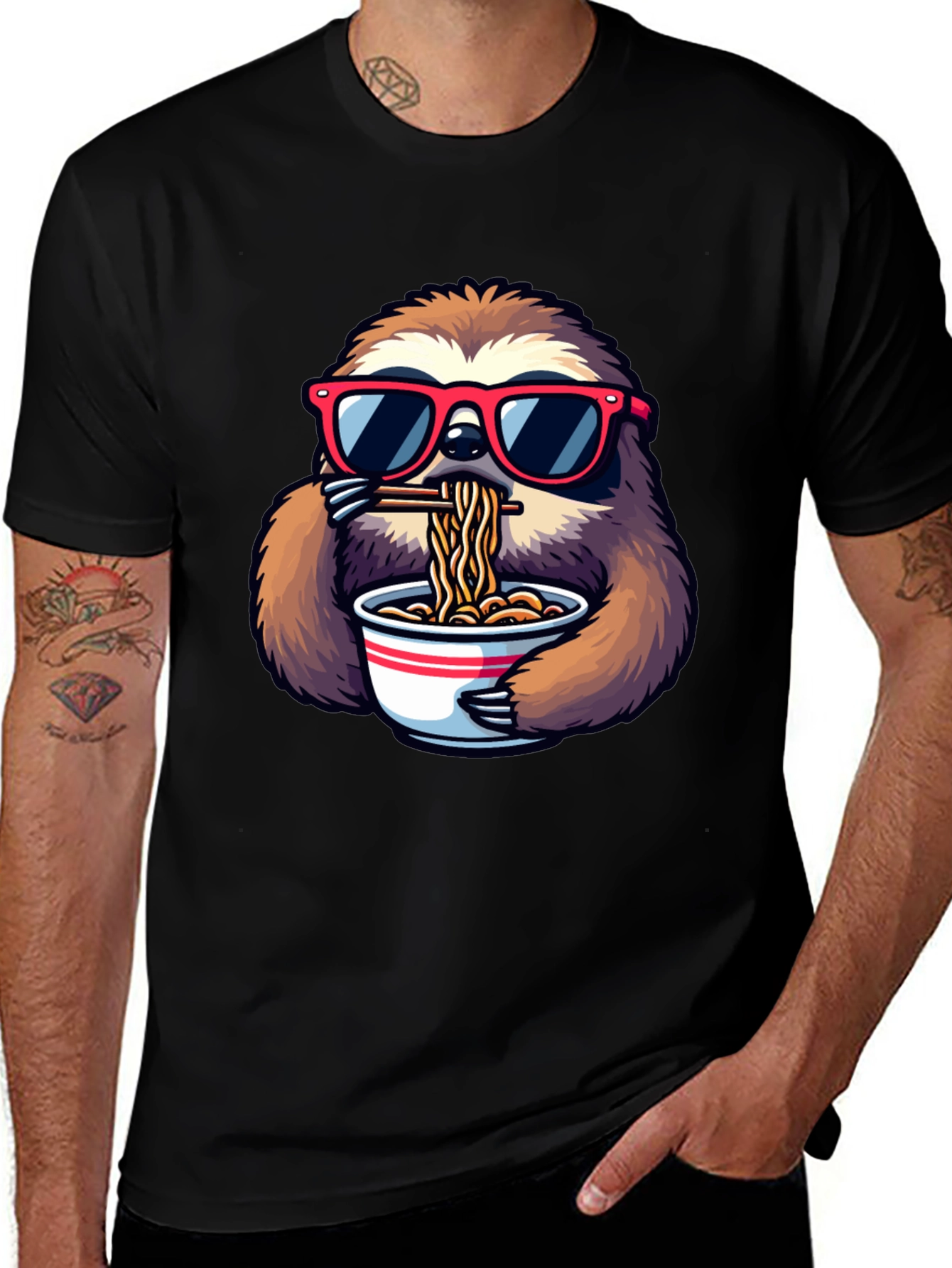 Sloth Ramen T-Shirt: Relaxed Style