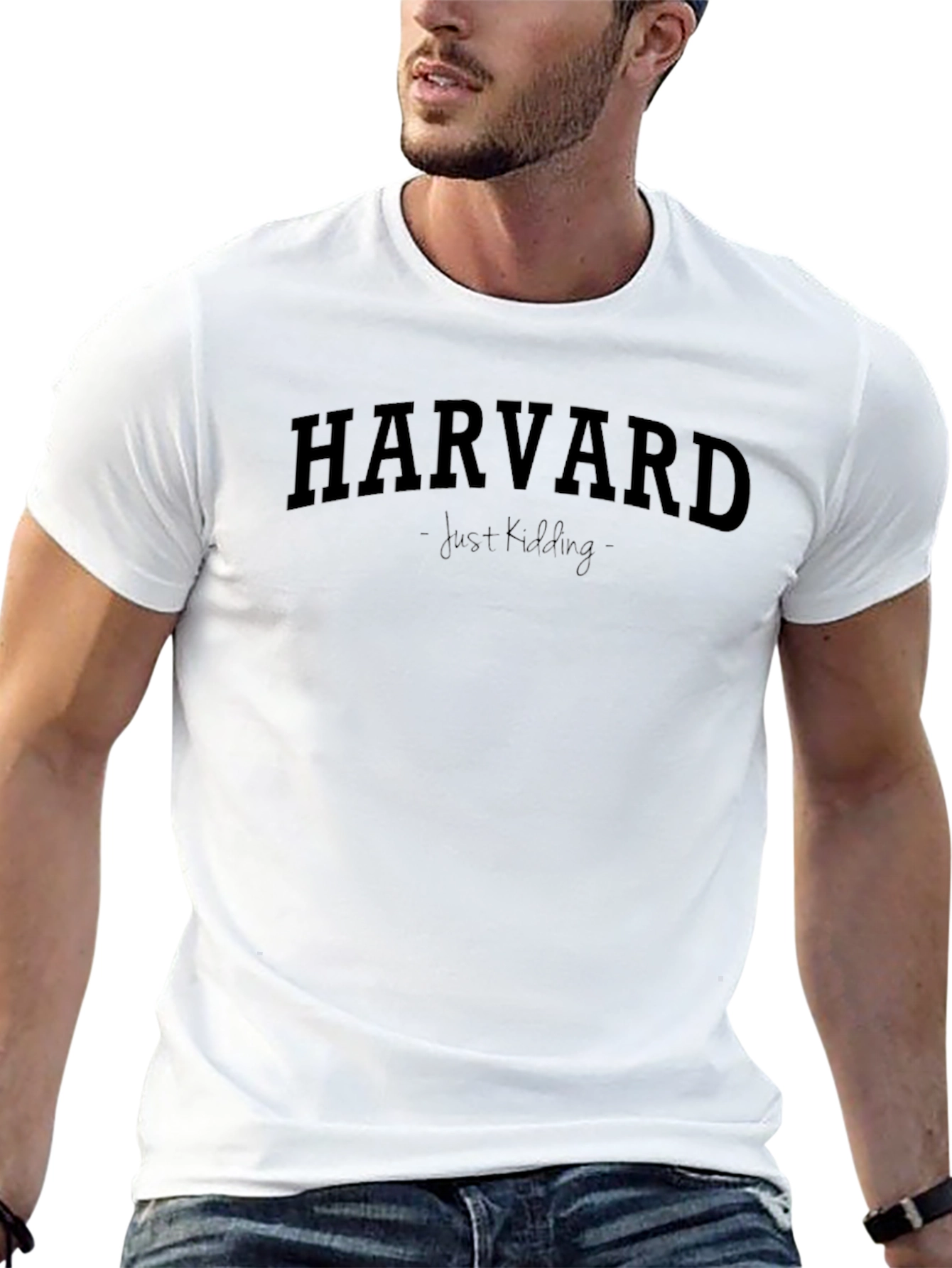 Harvard - Just Kidding - Graphic T-Shirt