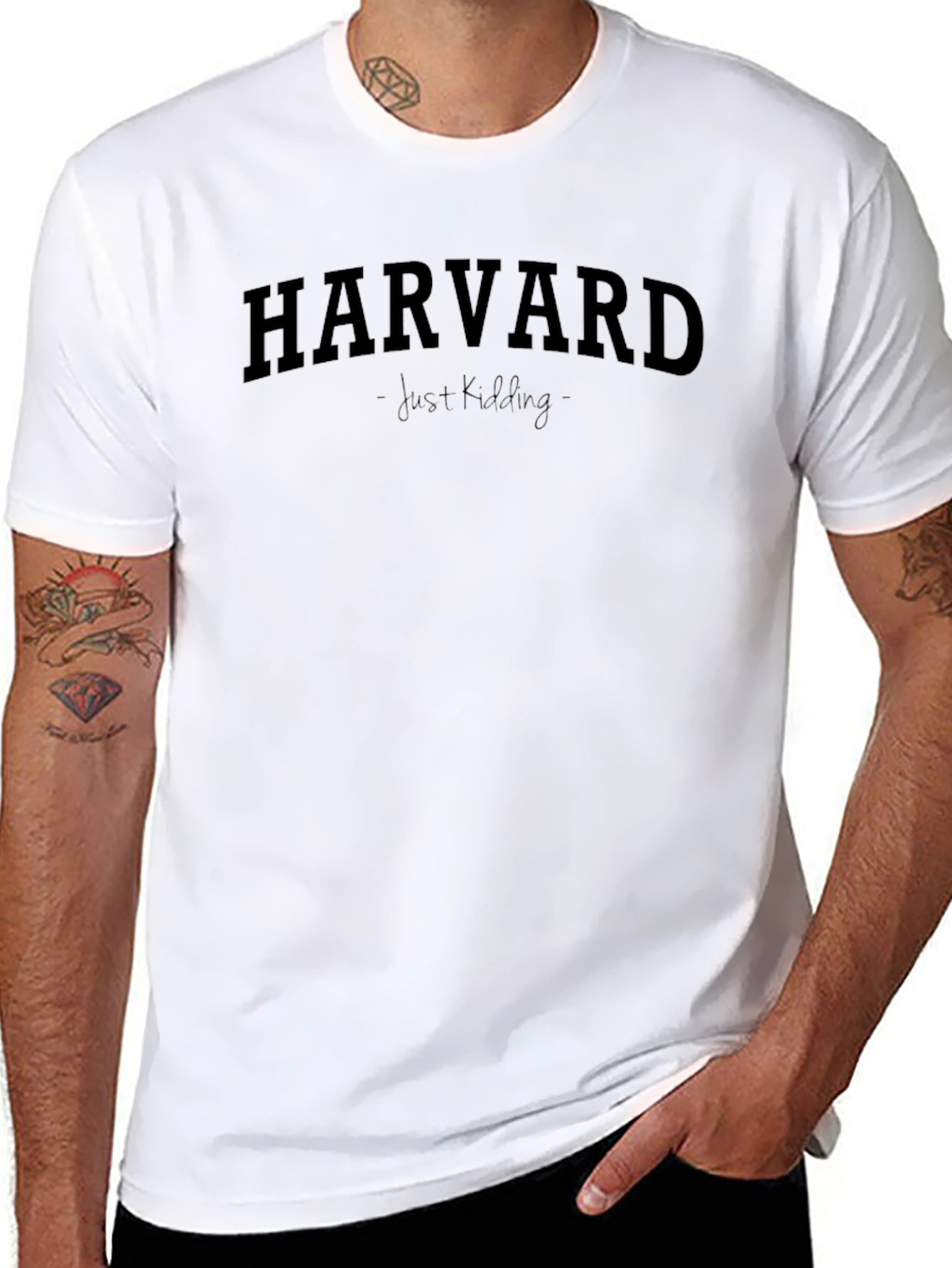 Harvard - Just Kidding - Graphic T-Shirt