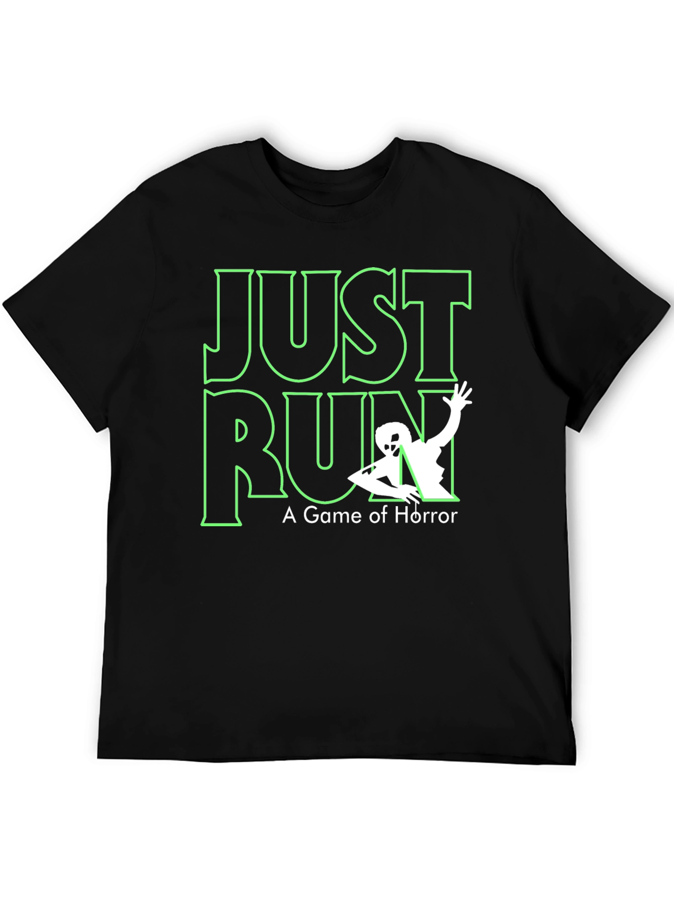 Just Run T-Shirt: A Game of Horror - Black