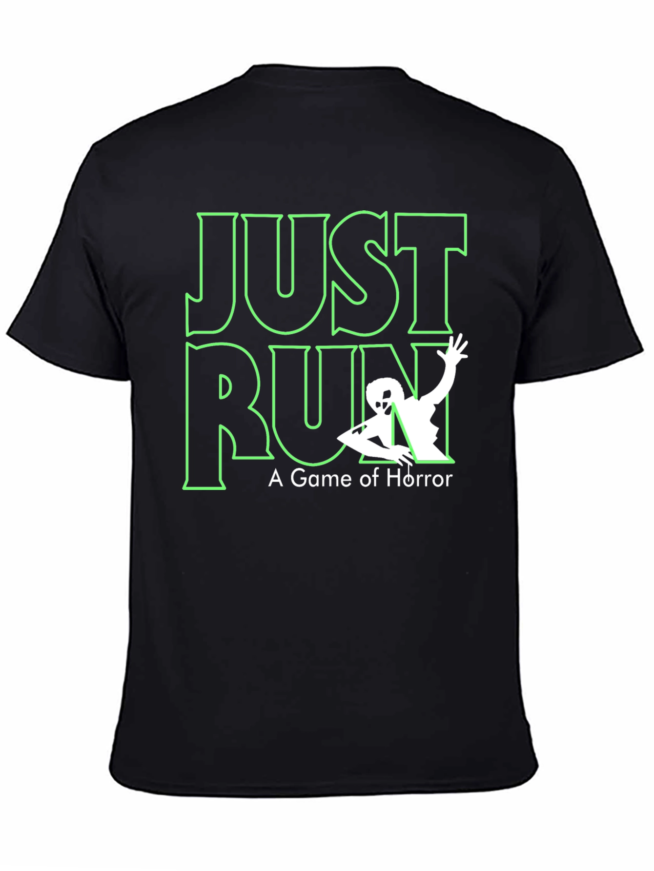 Just Run T-Shirt: A Game of Horror - Black