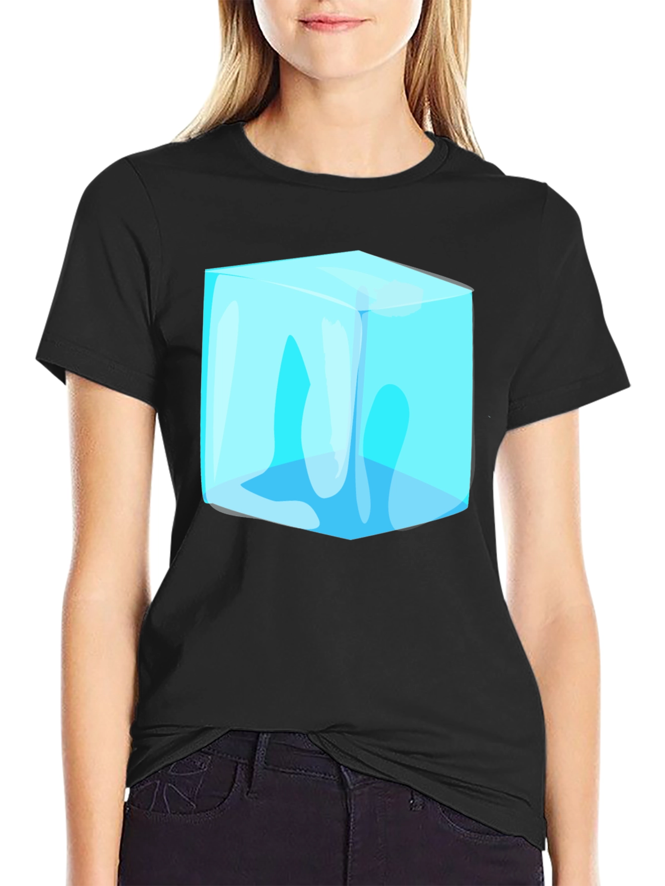 Cool Cube Graphic Tee - Modern Design