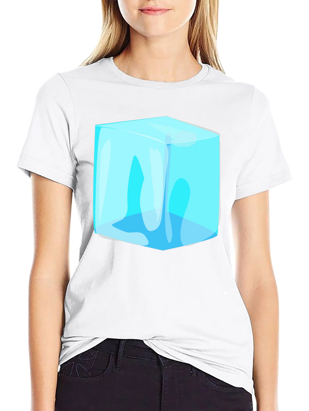Cool Cube Graphic Tee - Modern Design