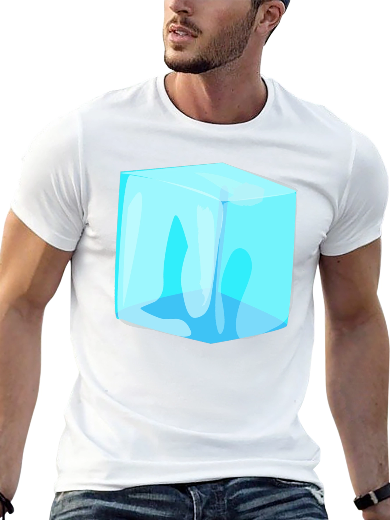 Cool Cube Graphic Tee - Modern Design