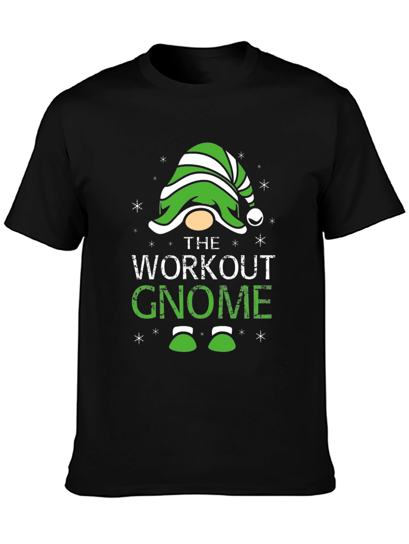 Workout Gnome T-Shirt - Christmas Gym Gift