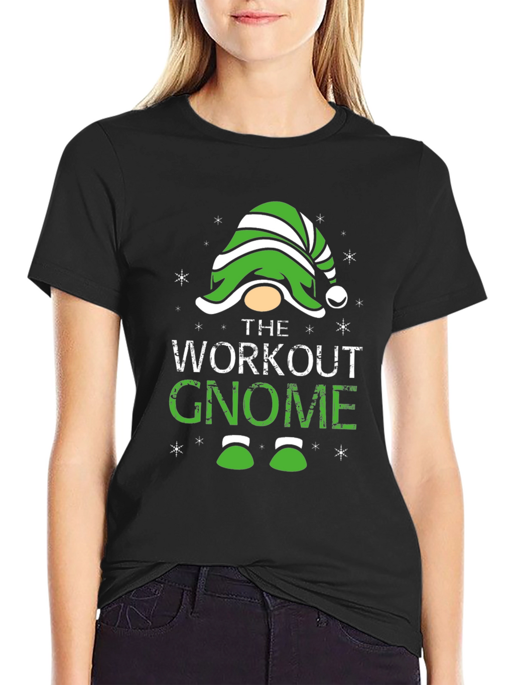 Workout Gnome T-Shirt - Christmas Gym Gift