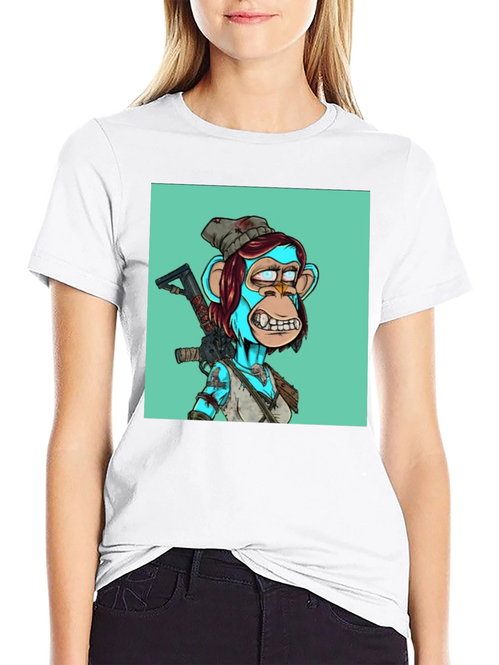 Bored Ape Punk Graphic Tee