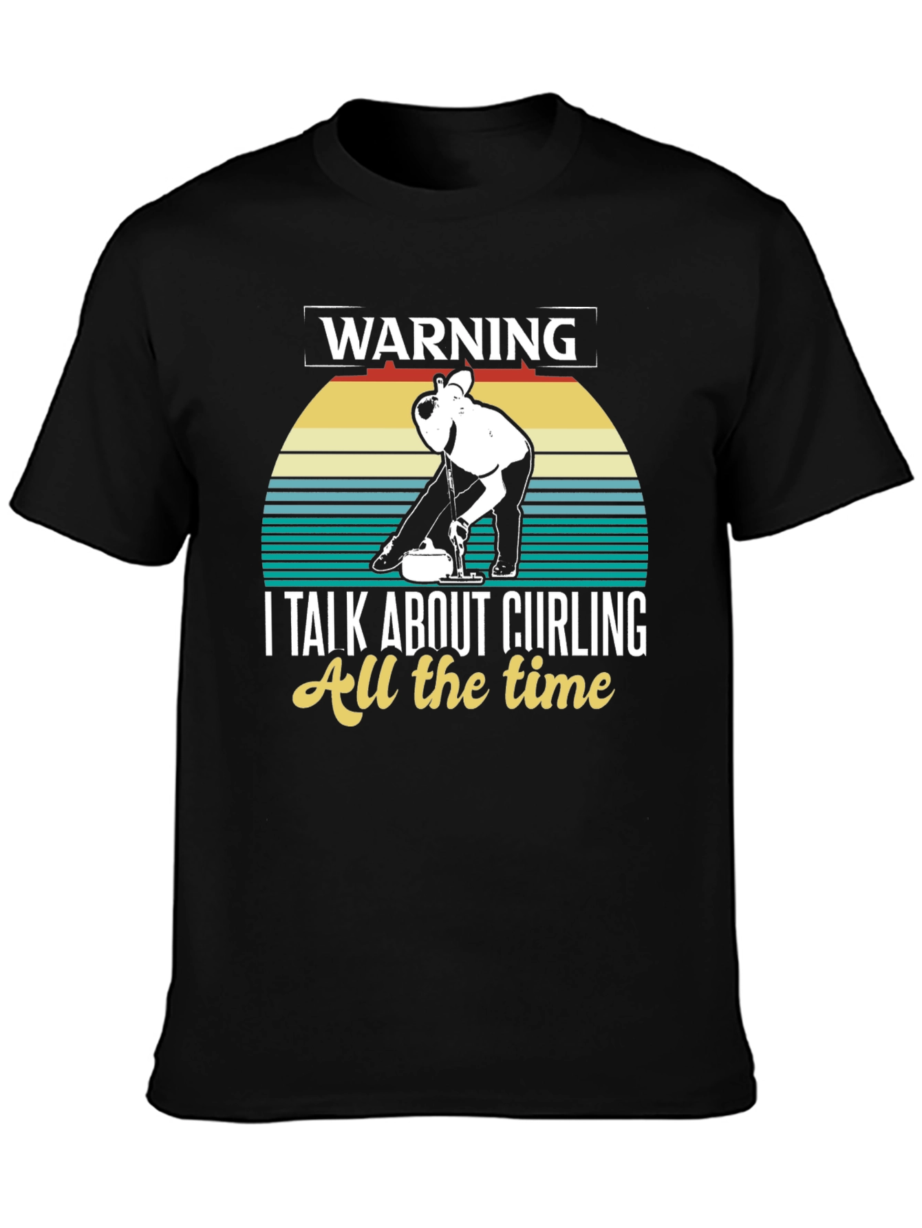 Warning Curling T-Shirt