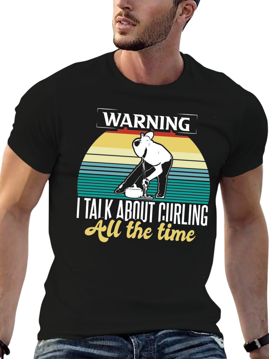 Warning Curling T-Shirt