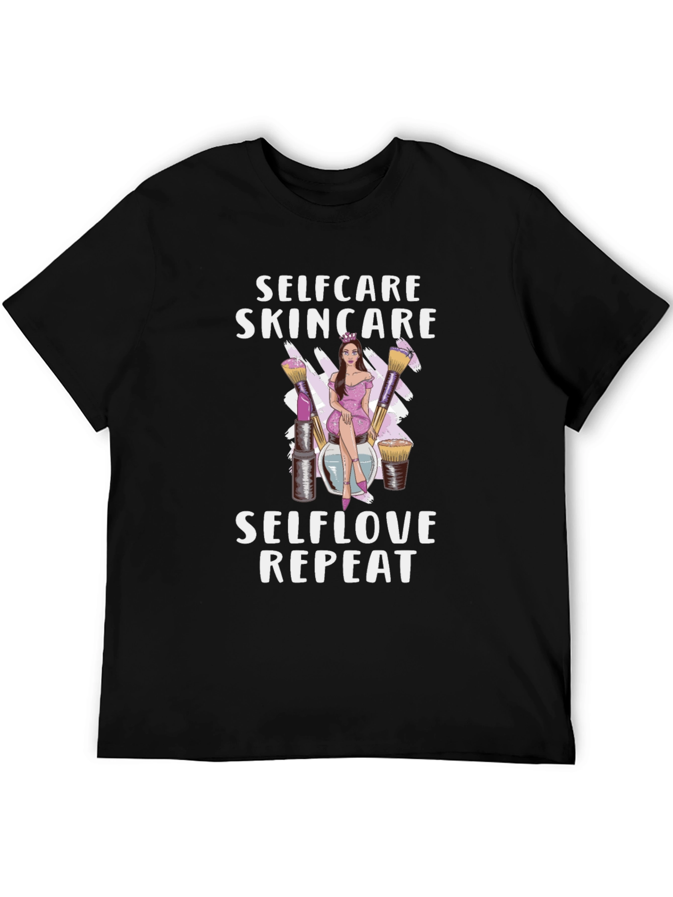 Selfcare Skincare T-Shirt: Selflove Repeat Design
