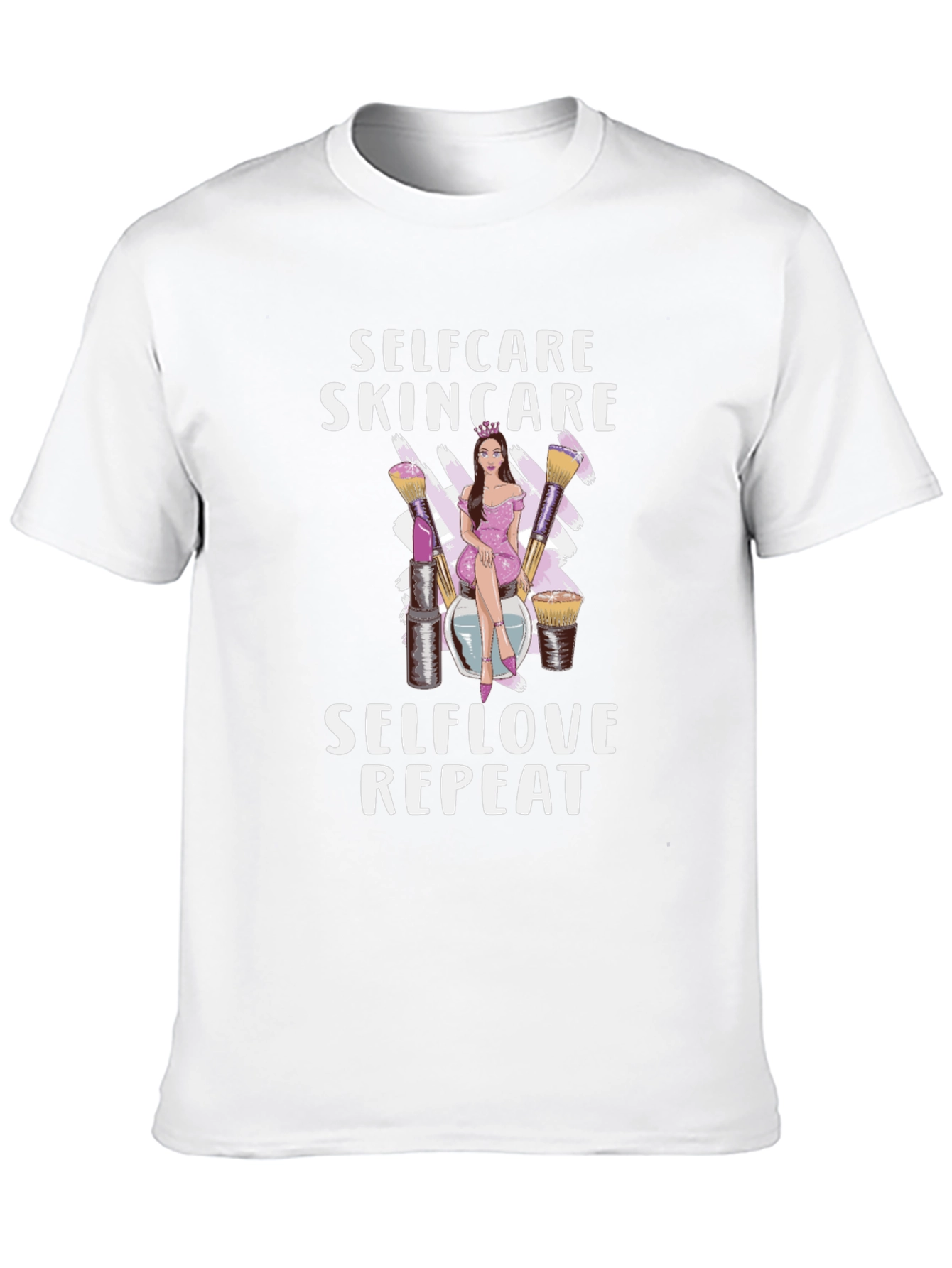 Selfcare Skincare T-Shirt: Selflove Repeat Design