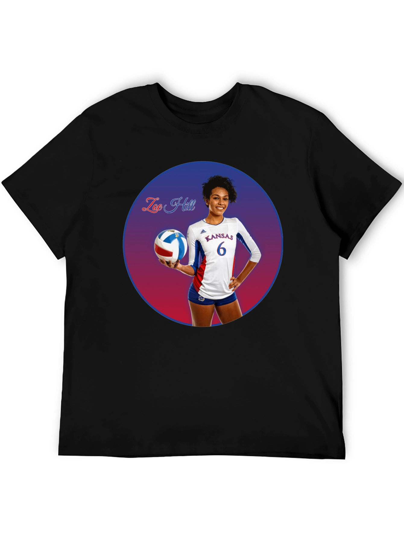 Zoe Hill Kansas Volleyball T-Shirt