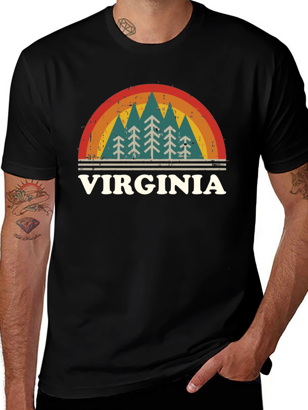 Virginia Retro Style T-Shirt