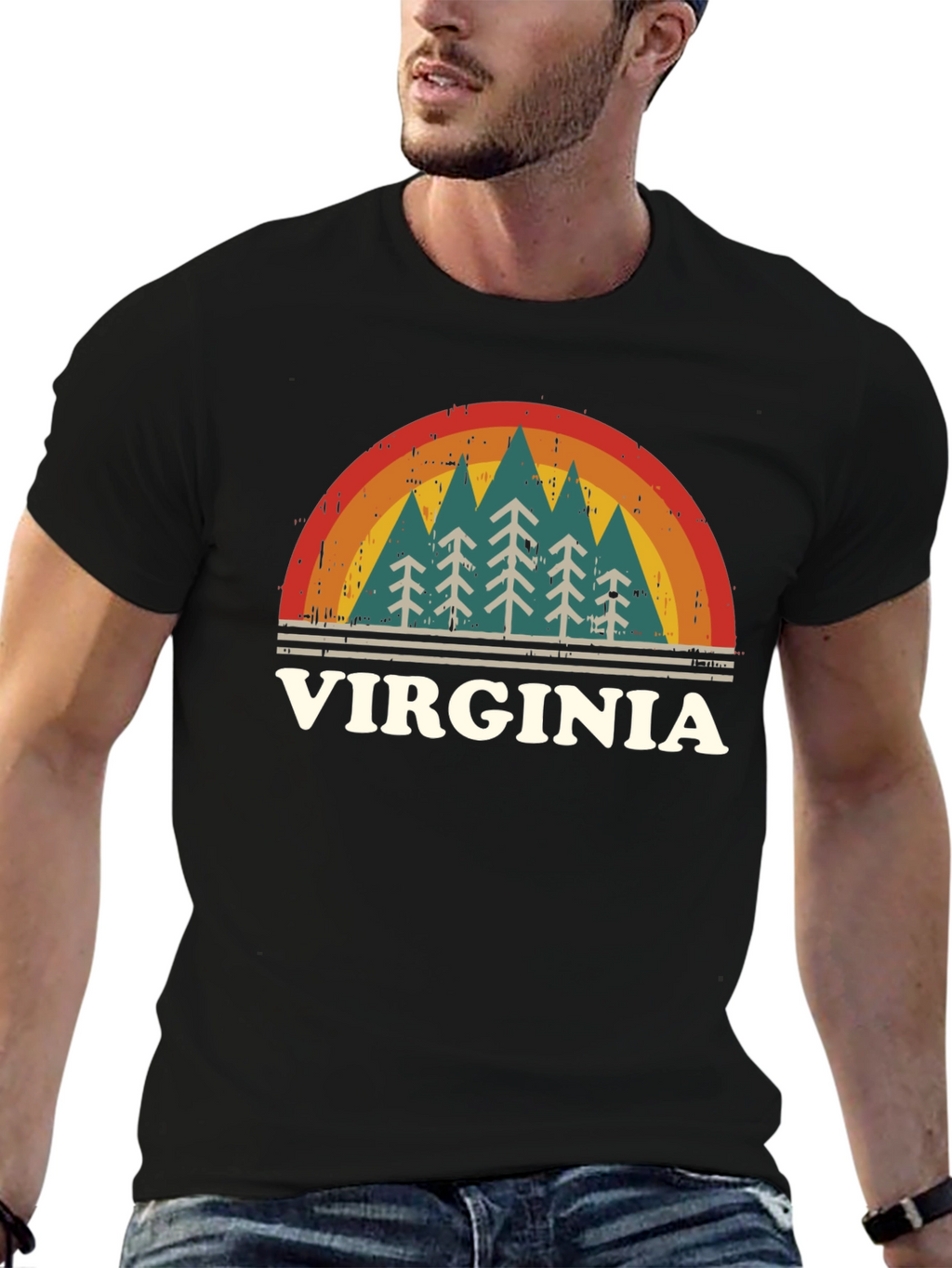 Virginia Retro Style T-Shirt