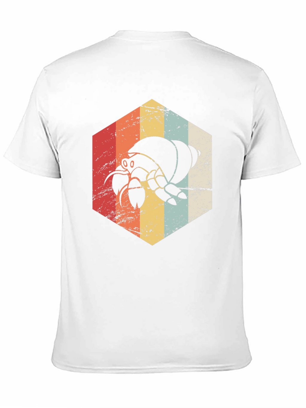 Retro Hermit Crab Graphic Tee - Unisex Black T-Shirt