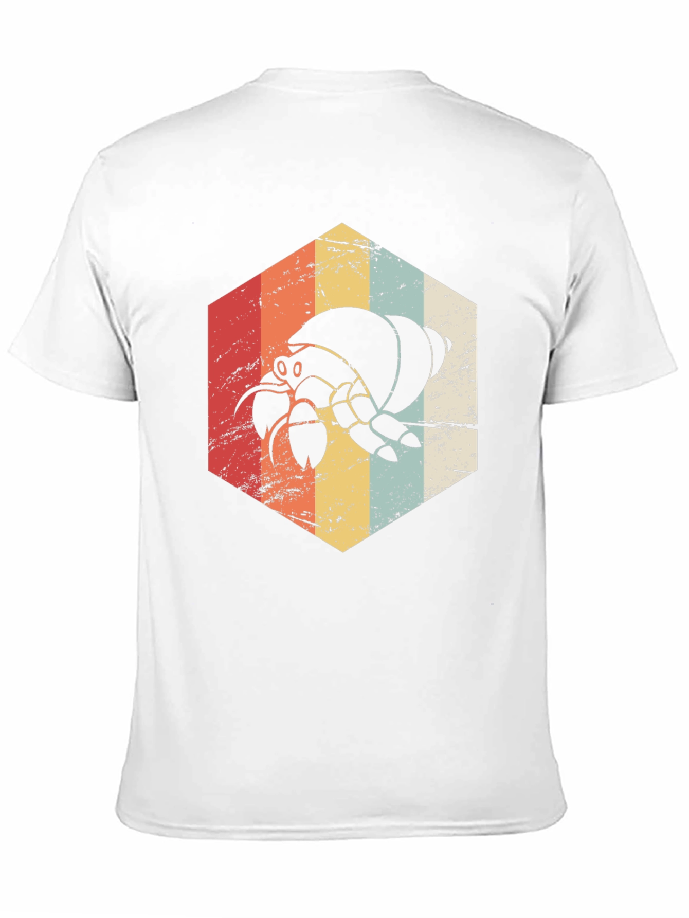 Retro Hermit Crab Graphic Tee - Unisex Black T-Shirt