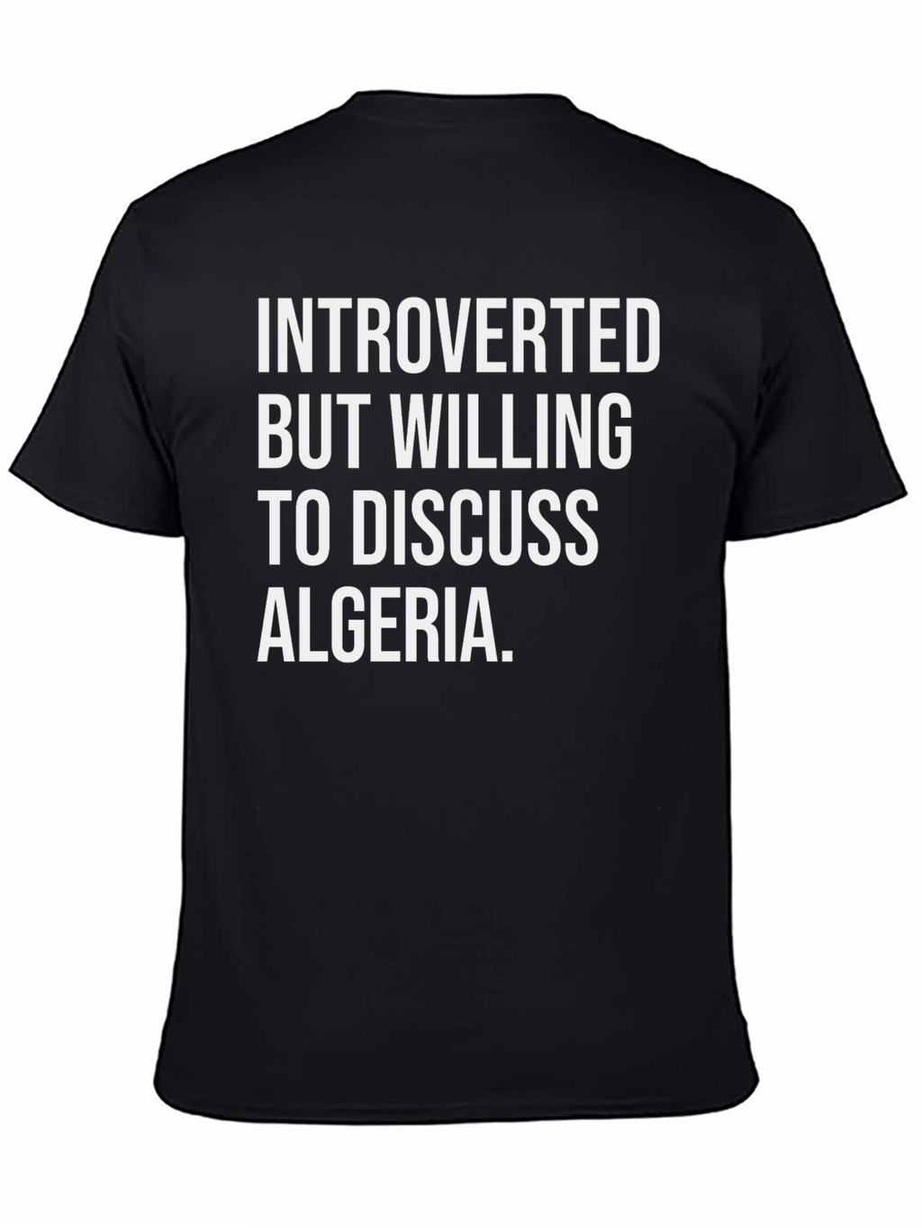 Introverted Algeria Graphic Tee - Soft Cotton T-Shirt