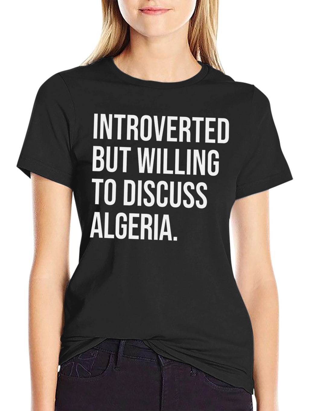 Introverted Algeria Graphic Tee - Soft Cotton T-Shirt