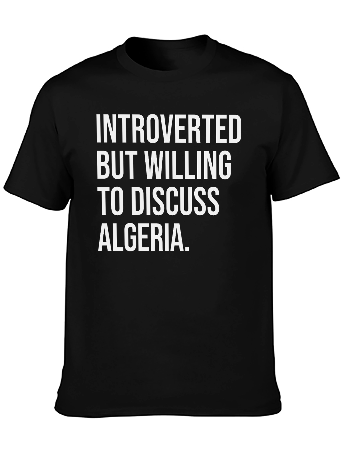 Introverted Algeria Graphic Tee - Soft Cotton T-Shirt