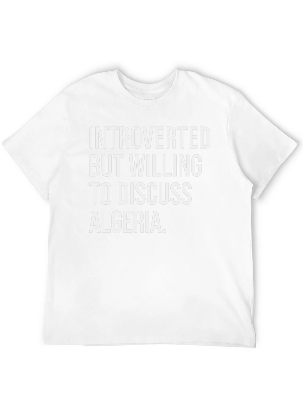 Introverted Algeria Graphic Tee - Soft Cotton T-Shirt