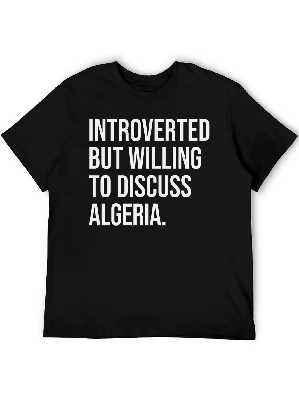 Introverted Algeria Graphic Tee - Soft Cotton T-Shirt
