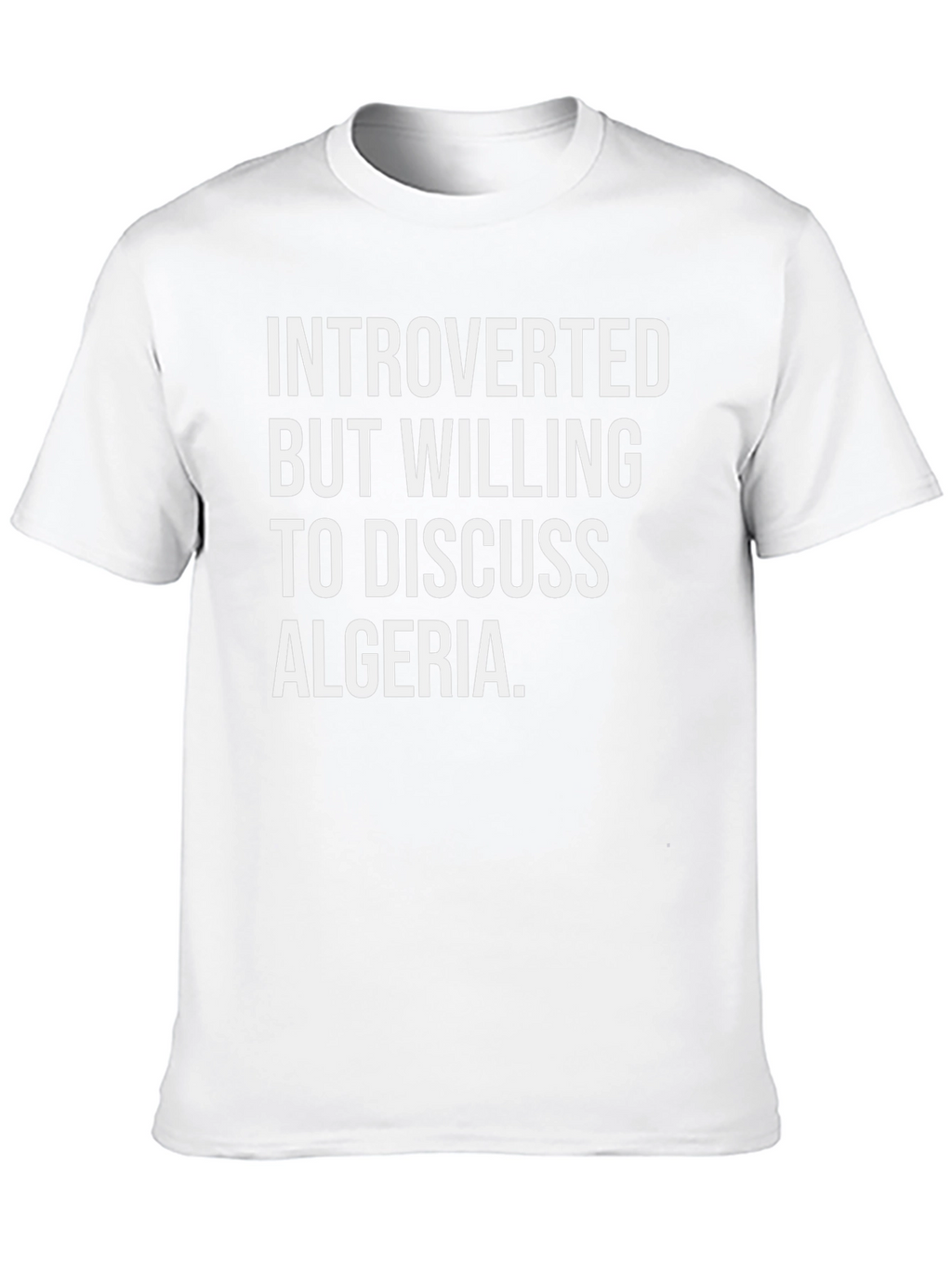 Introverted Algeria Graphic Tee - Soft Cotton T-Shirt