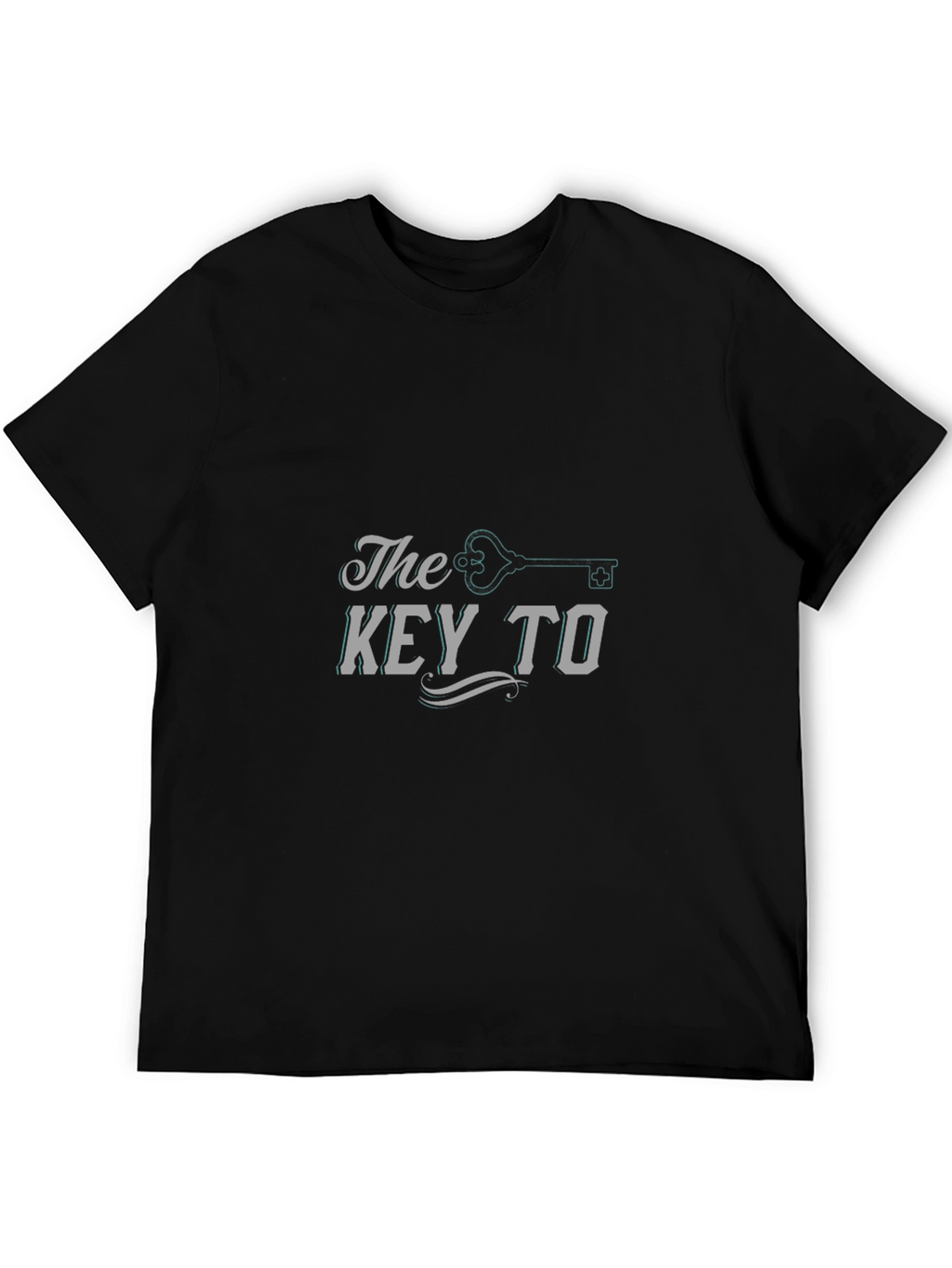 The Key to T-Shirt Black Mens