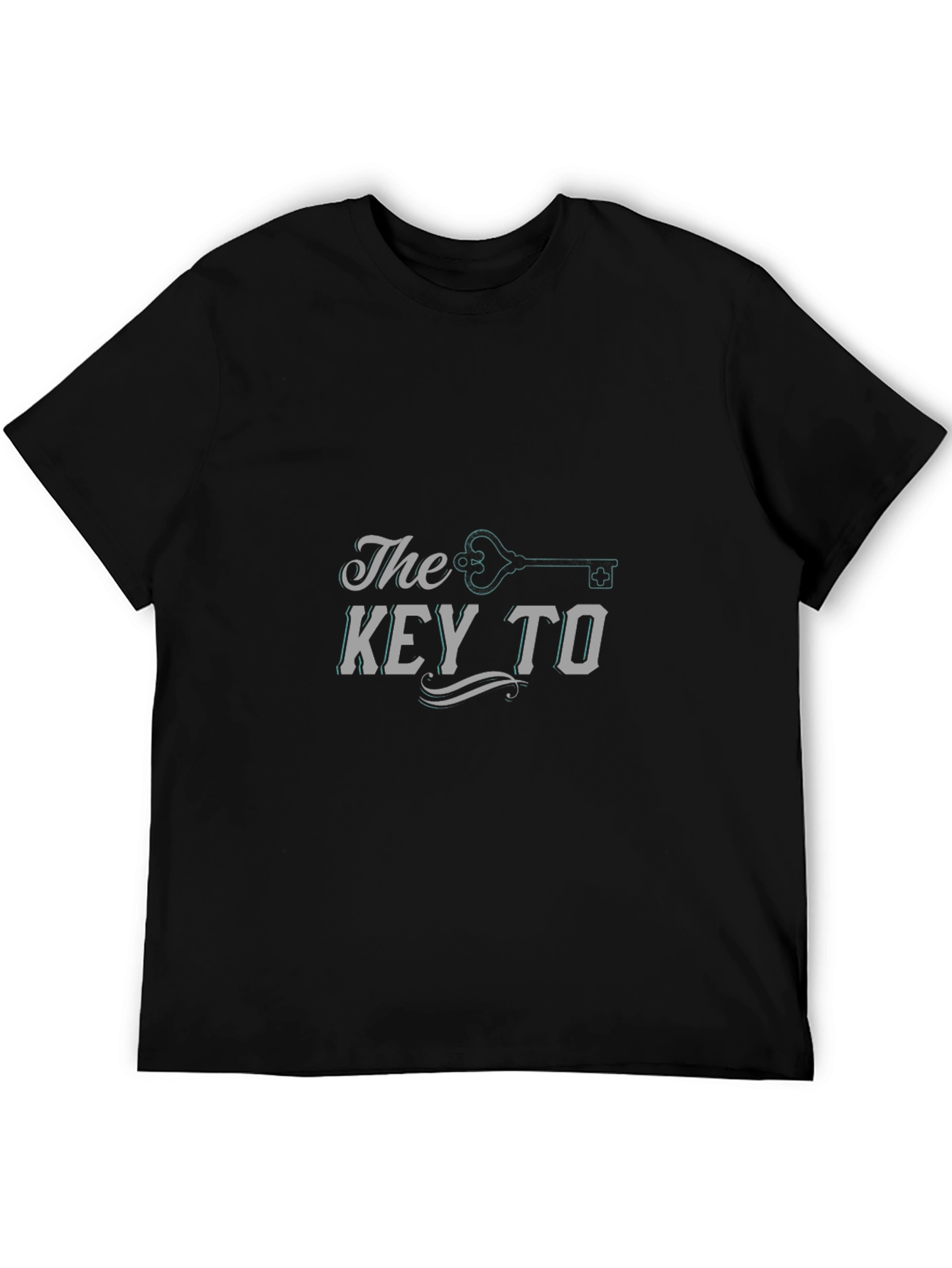 The Key to T-Shirt Black Mens