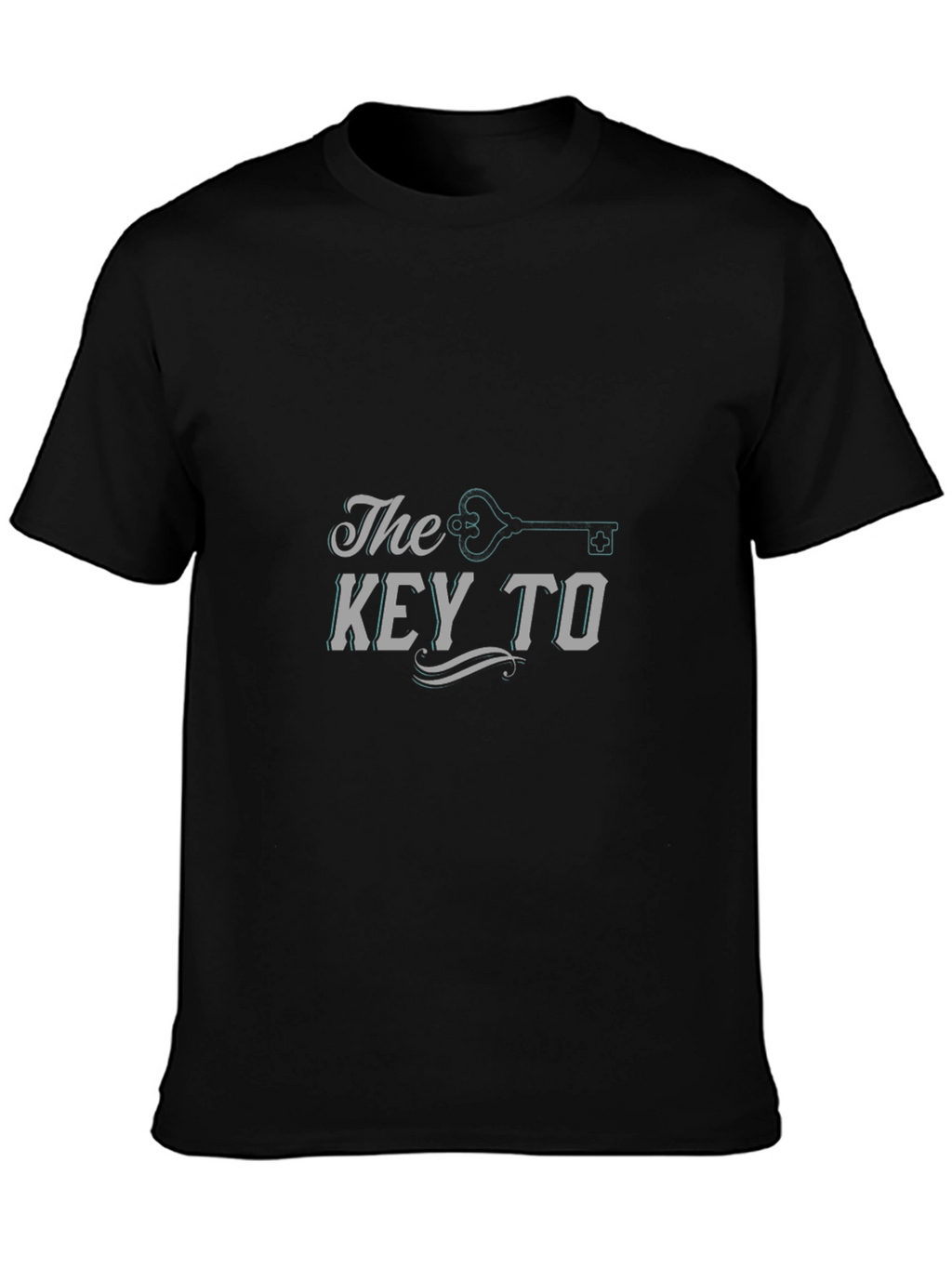 The Key to T-Shirt Black Mens