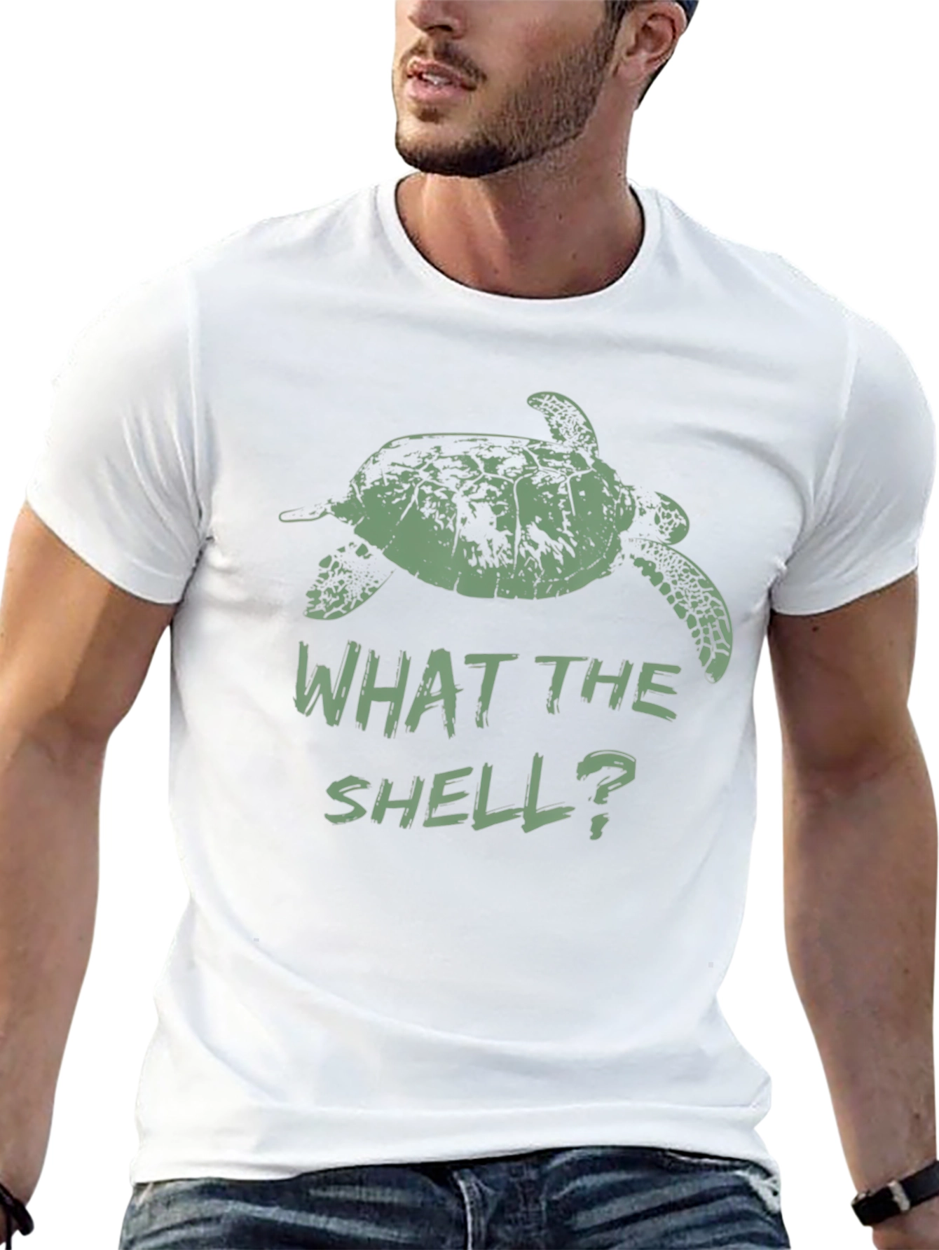 What the Shell? Turtle Graphic T-Shirt