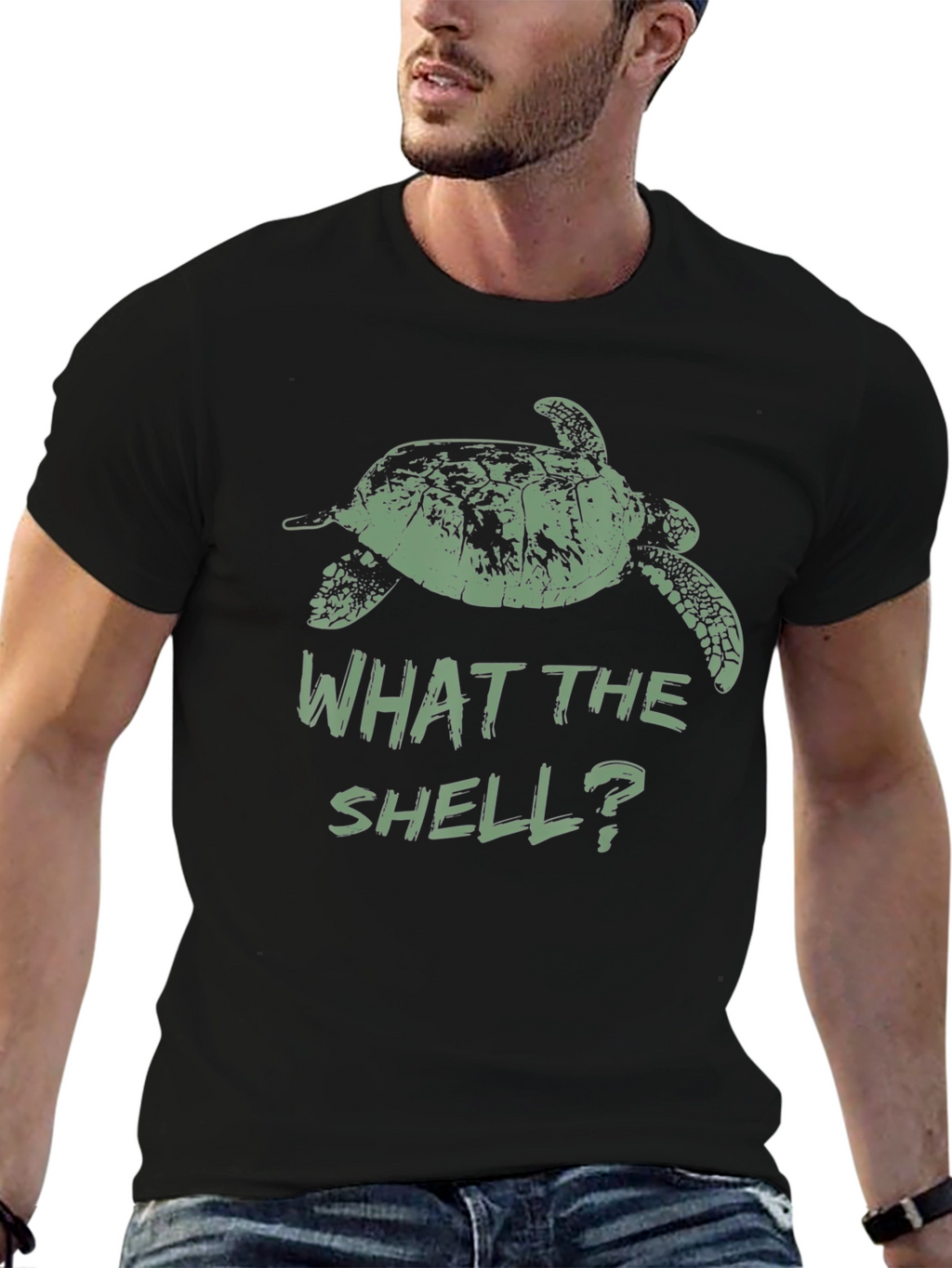 What the Shell? Turtle Graphic T-Shirt