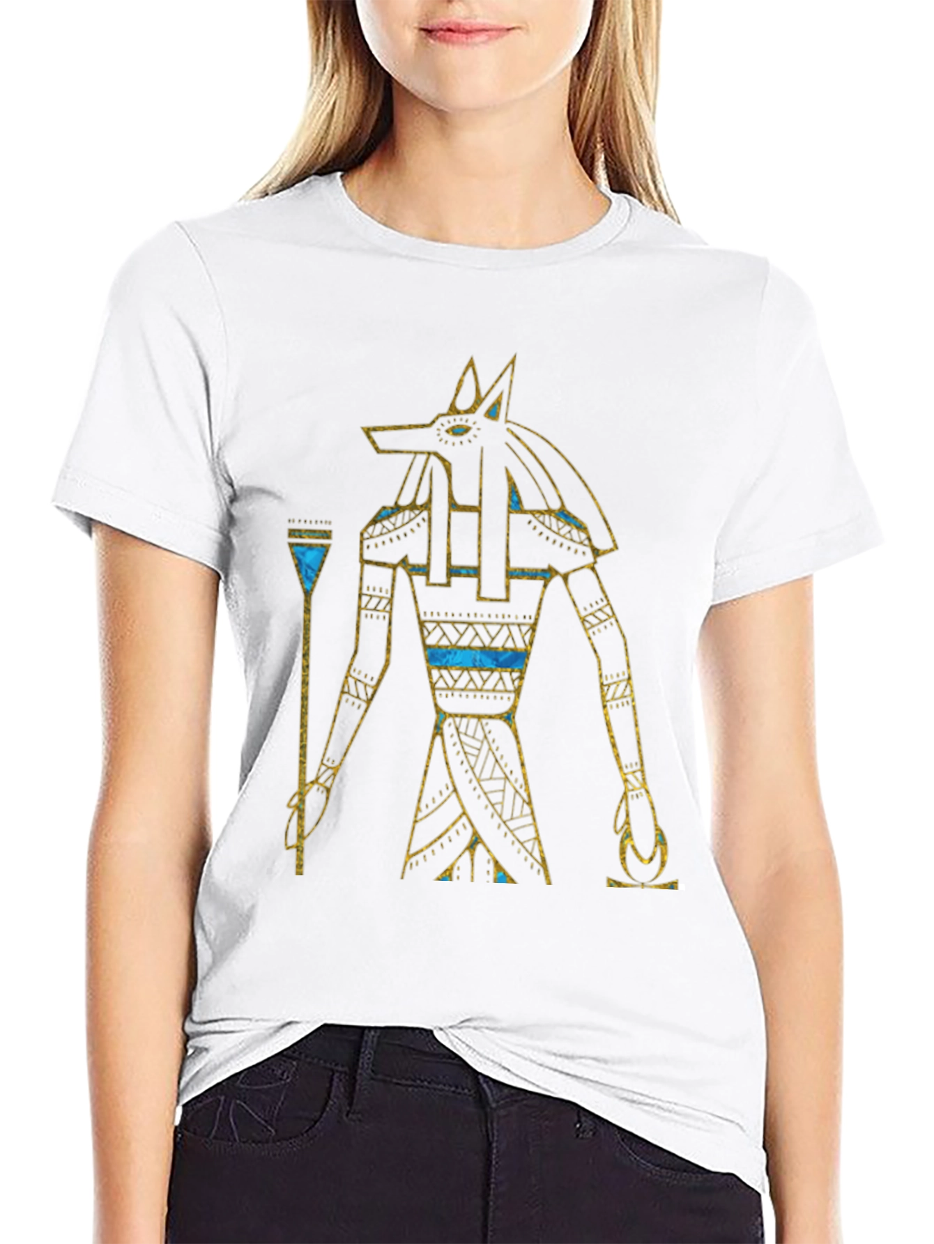 Anubis Graphic Tee - Egyptian God T-Shirt