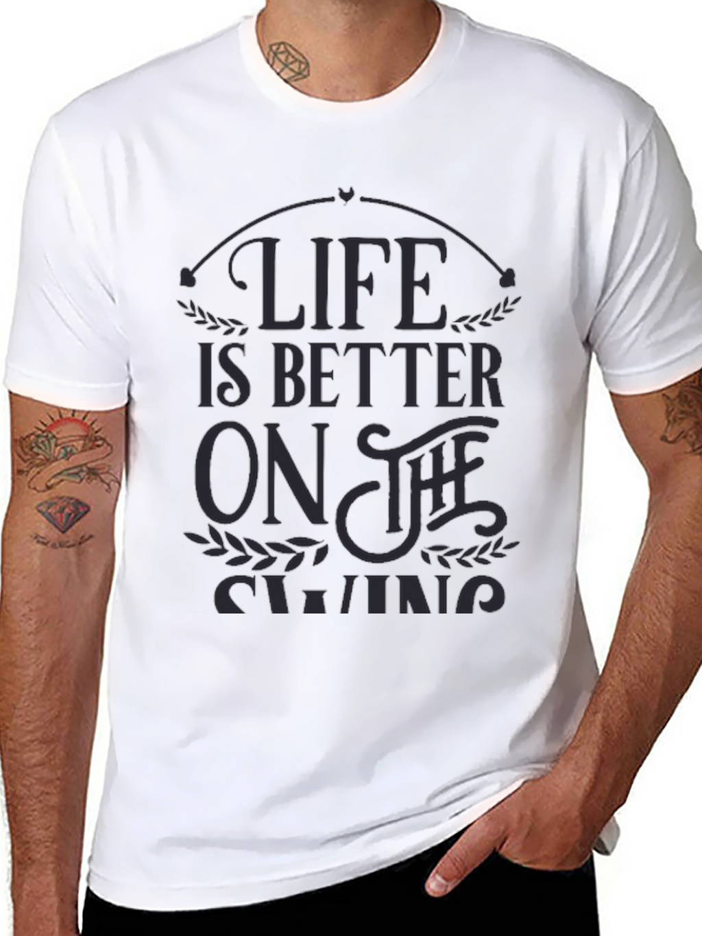 Life is Better on the Swing - Graphic T-Shirt