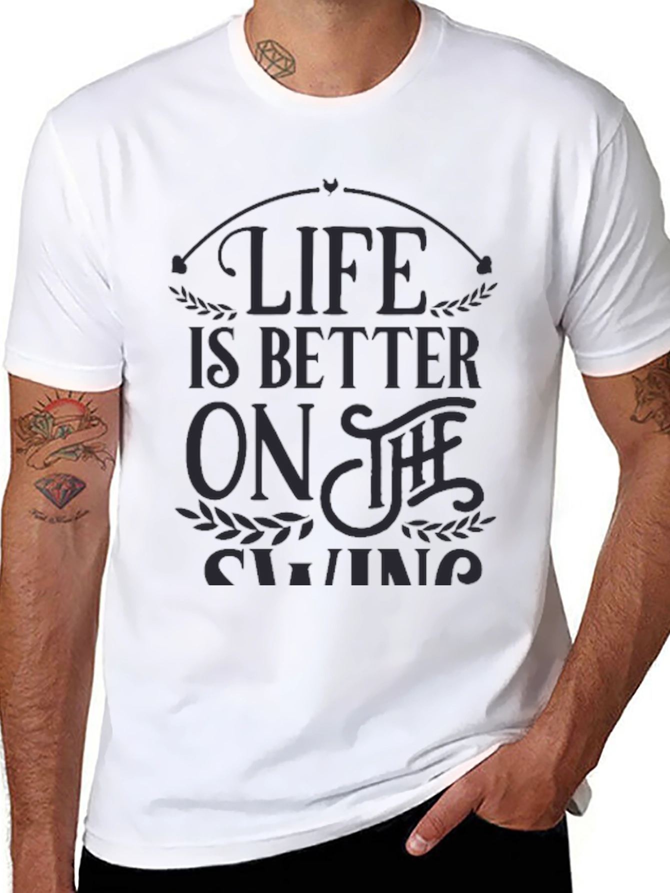 Life is Better on the Swing - Graphic T-Shirt