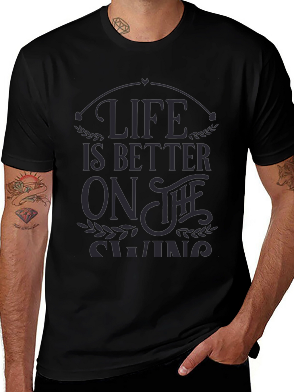 Life is Better on the Swing - Graphic T-Shirt