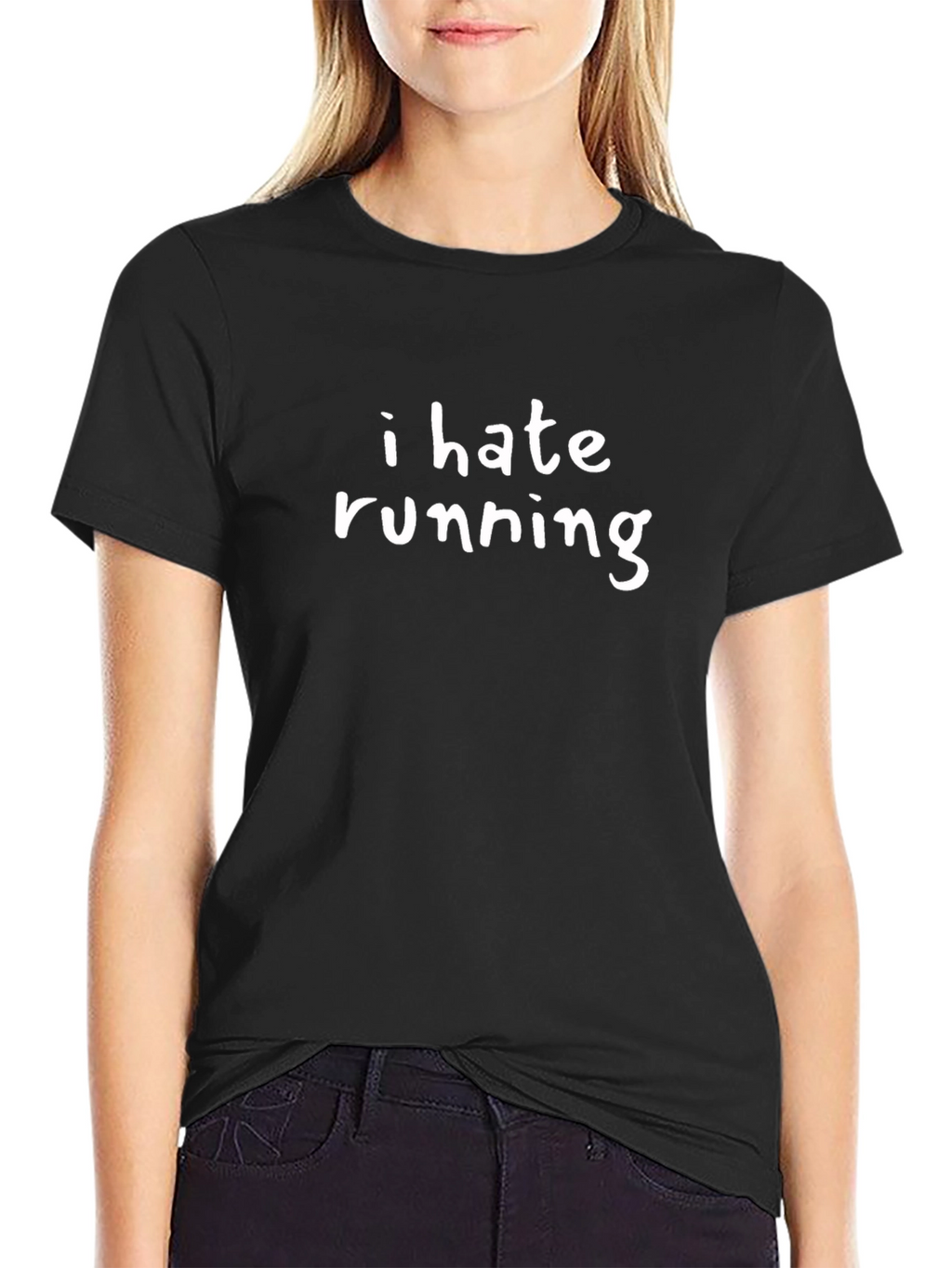 I Hate Running Graphic Tee