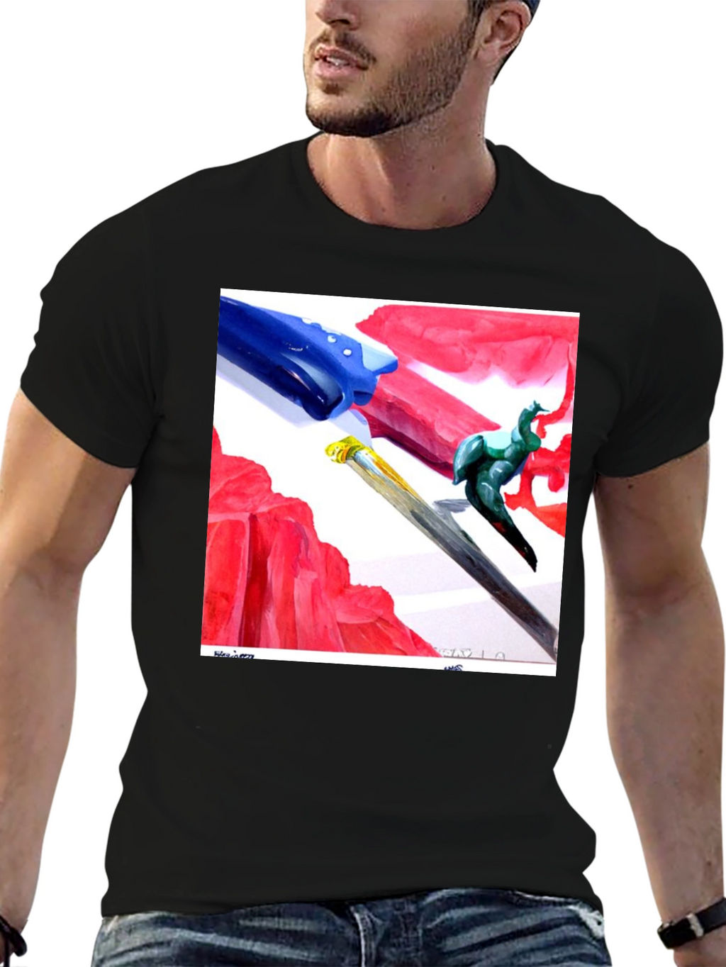 Abstract Art T-Shirt - Modern Artistic Tee