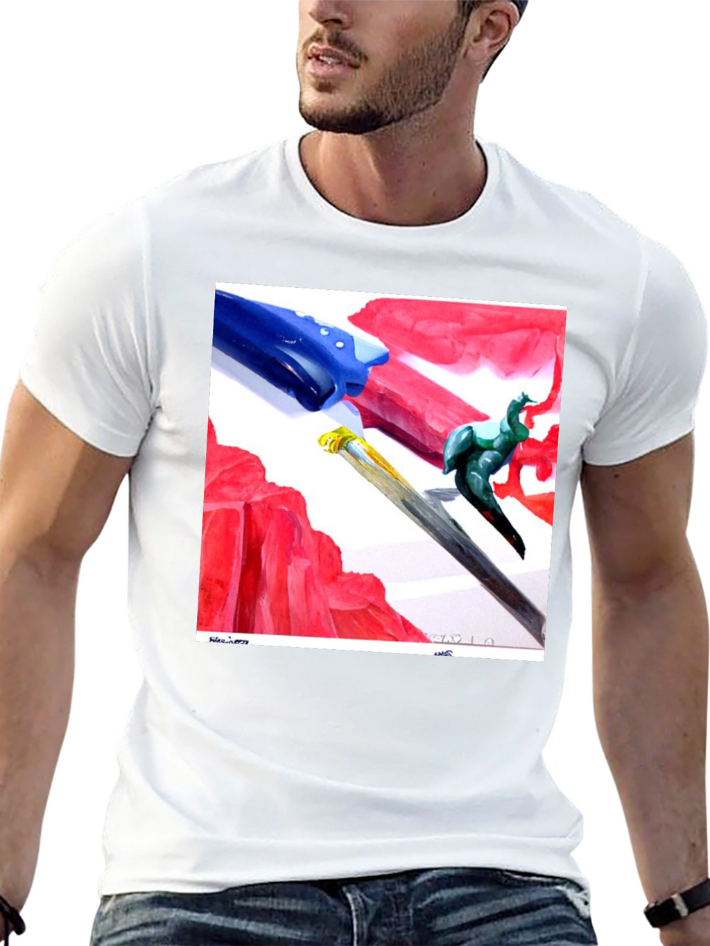 Abstract Art T-Shirt - Modern Artistic Tee