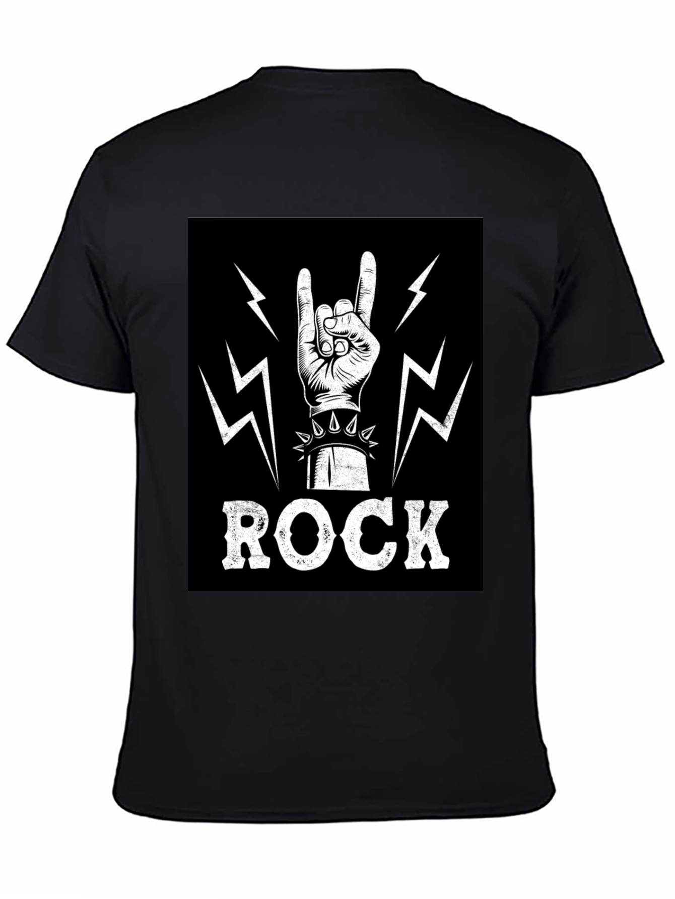 Rock On! Graphic Print T-Shirt