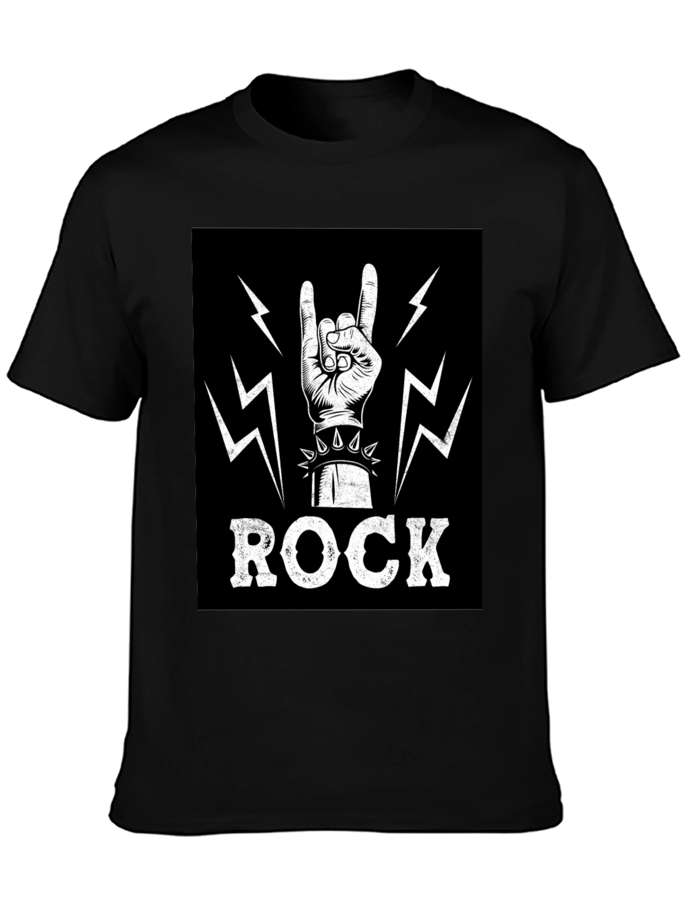 Rock On! Graphic Print T-Shirt