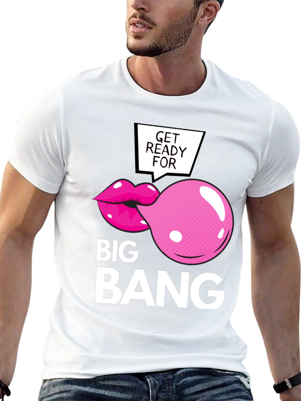 Big Bang Bubble Gum T-Shirt - Funny Graphic Tee