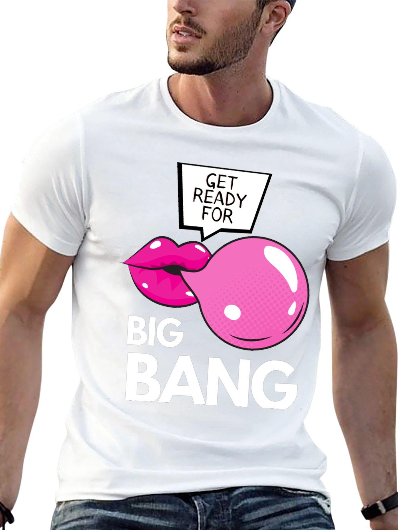 Big Bang Bubble Gum T-Shirt - Funny Graphic Tee
