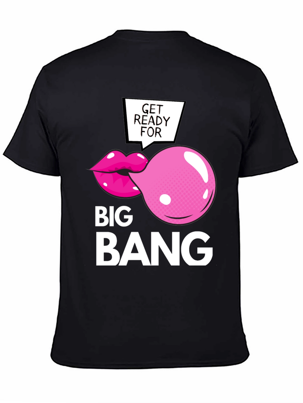 Big Bang Bubble Gum T-Shirt - Funny Graphic Tee