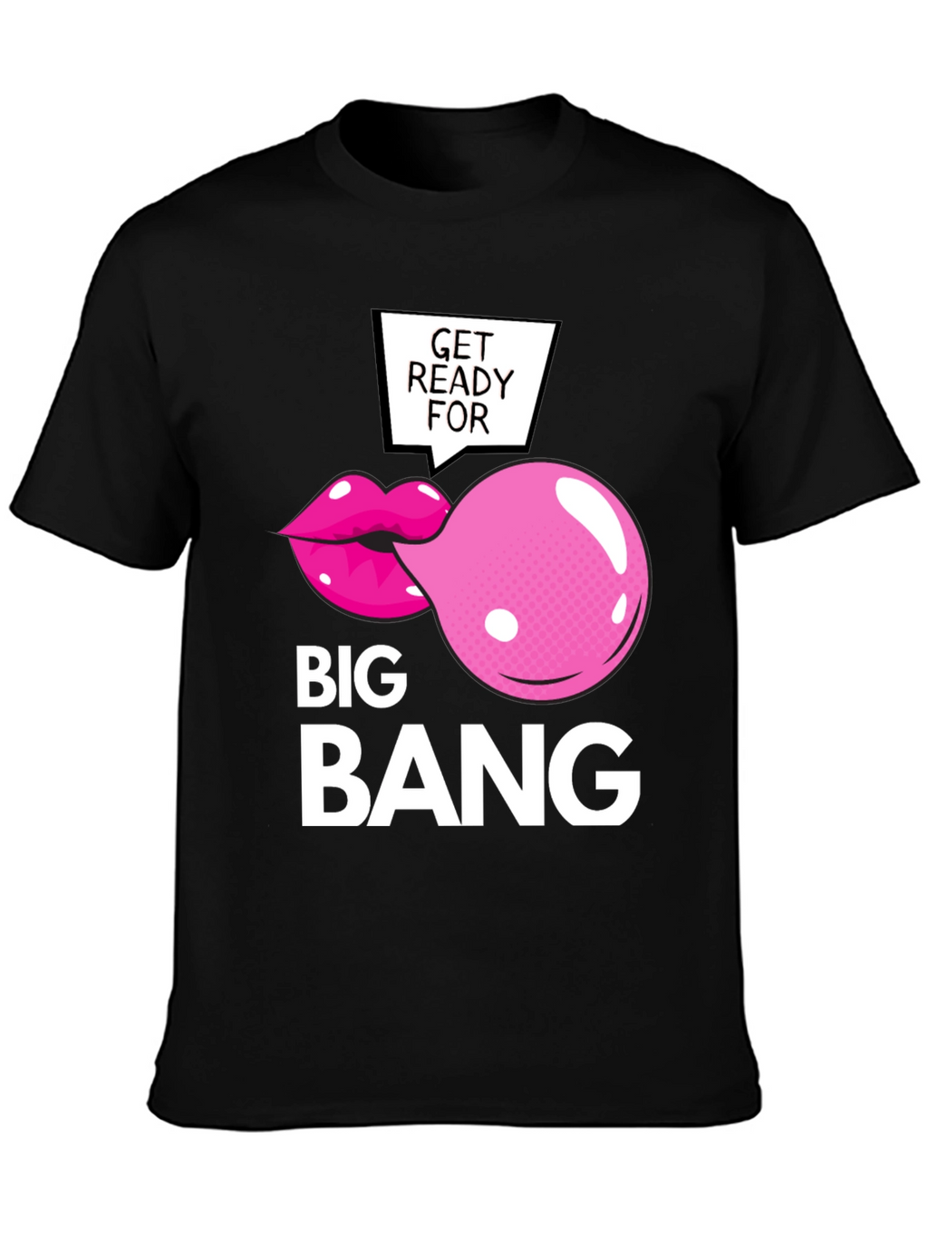 Big Bang Bubble Gum T-Shirt - Funny Graphic Tee