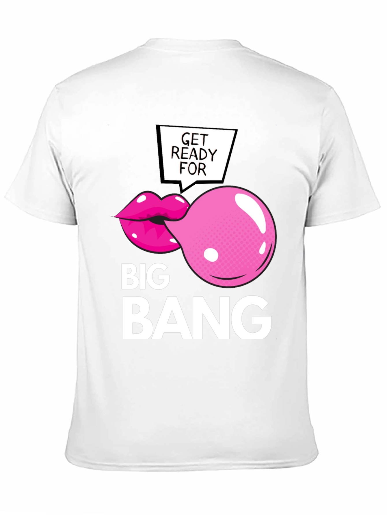 Big Bang Bubble Gum T-Shirt - Funny Graphic Tee