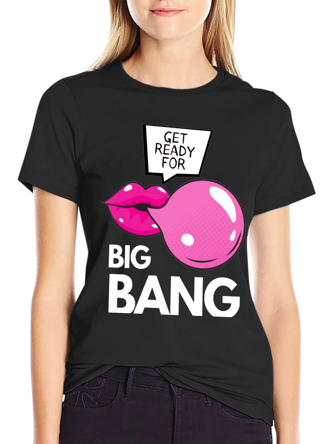 Big Bang Bubble Gum T-Shirt - Funny Graphic Tee