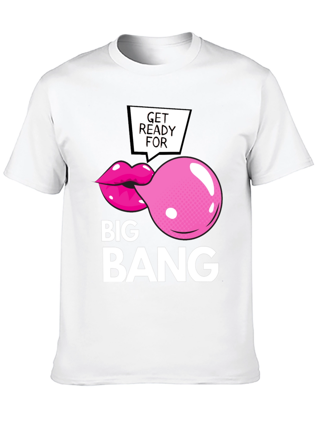 Big Bang Bubble Gum T-Shirt - Funny Graphic Tee