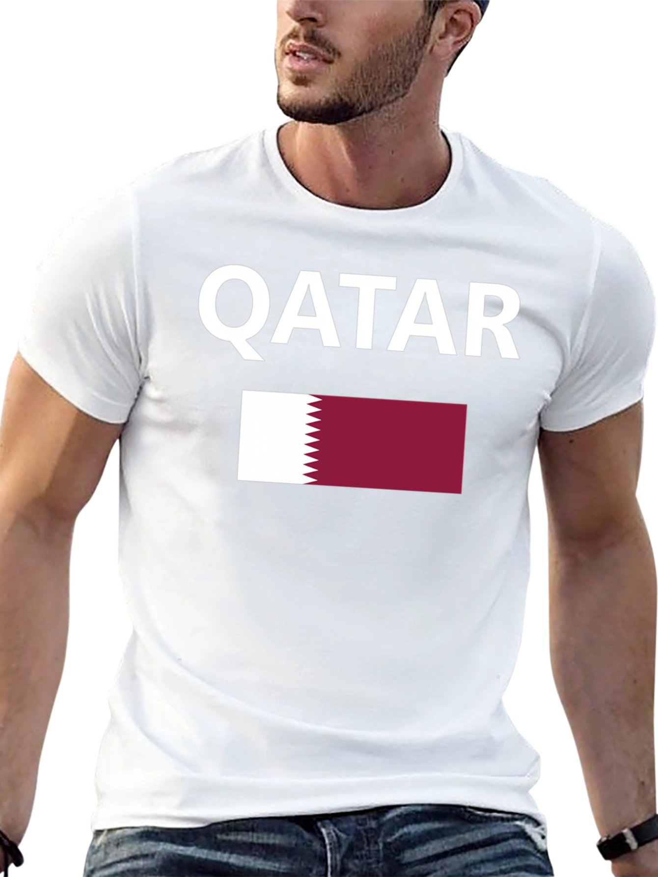 Qatar Flag T-Shirt - National Pride Tee